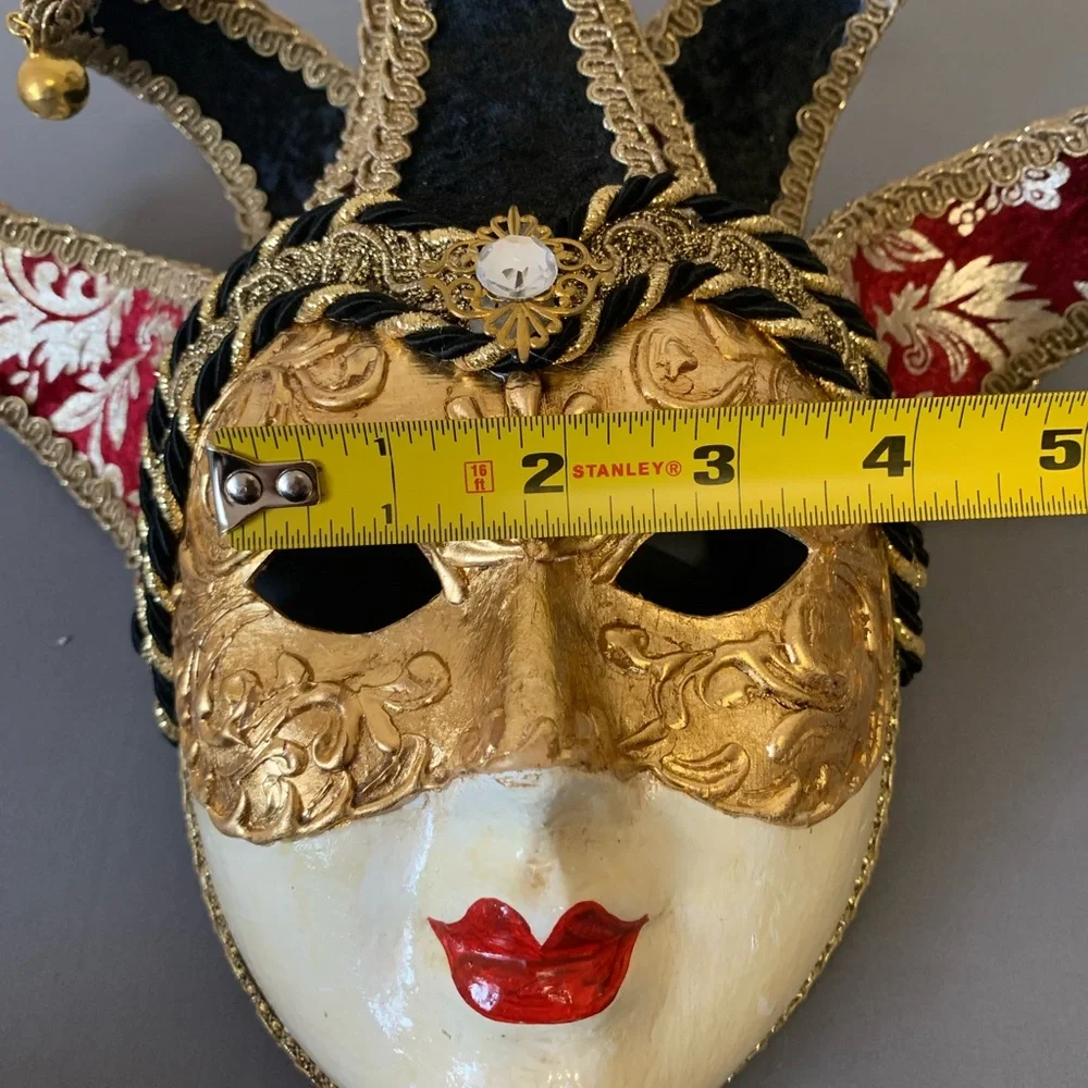 Authentic Vtg Venetian Masquerade Carnival Party Masks Halloween Mardi Gras